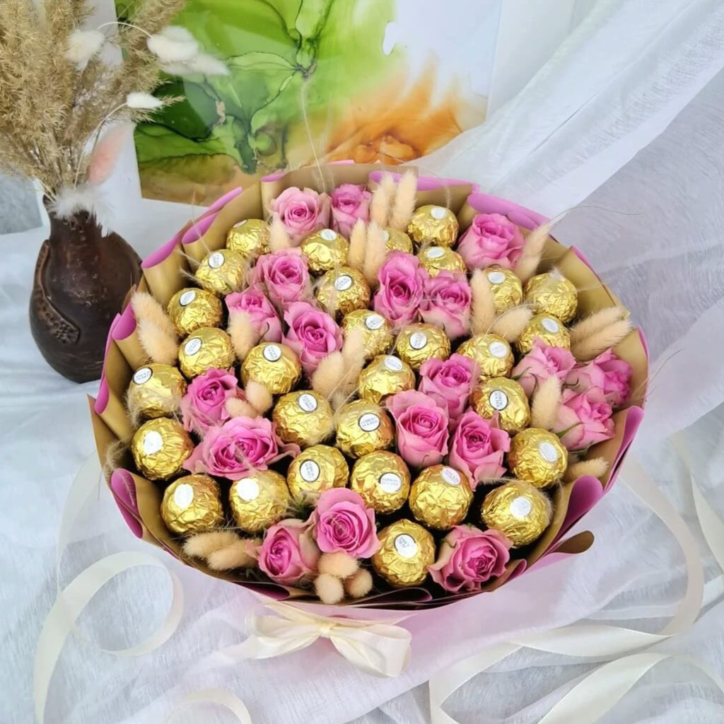 Lahjakimppu "Rocher gold"