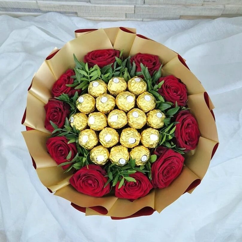 Lahjakimppu "Gold Rose"