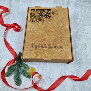 Joululahja boksi iso "Christmas"