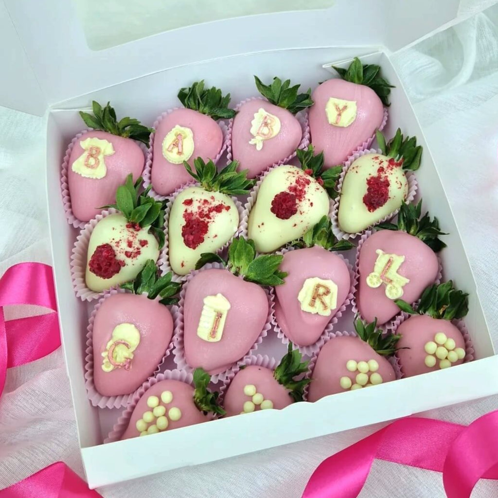 Suklaamansikka setti "Baby shower"